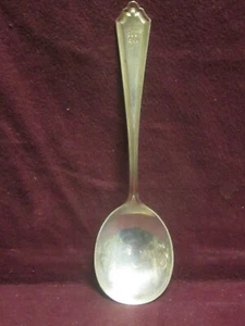 Sterling Alvin HAMILTON GUMBO SOUP SPOON 6 7/8" 44g mono M - Picture 1 of 4