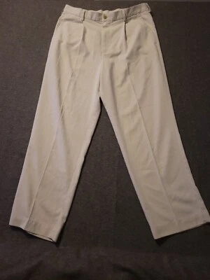 Nike Golf Pants Men's 36x30 Ivory Straight Leg Pleated Light Weight Active - Изображение 1 из 4