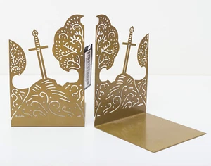 Fairyloot LegendBorn Excalibur Set Of 2 Bookends NWT by Tracy Deonn *slight flaw - Picture 1 of 7