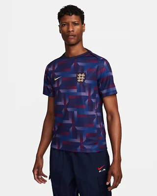 NIKE ENGLAND MEN'S ACADEMY PRO PRE-MATCH SOCCER SLIM FIT REPLICA JERSEY MEDIUM - Image 1 of 4