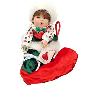 Marie Osmond Hershey Merry Kisses Stocking Boy Doll 2006 9" Includes Box - Picture 1 of 8