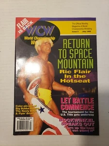 WCW wrestling Magazine1995 Issue #5 Ric Flair is back, Nasty Boys Poster - Picture 1 of 6