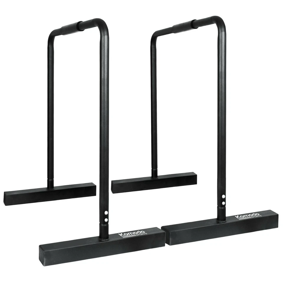 KOMODO SPORTS Parallel DIP BARS Home Gym Parallettes für Körpergewicht Crossfit Workout Station