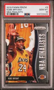 2019 Panini Prizm NBA Finalists 9 Kobe Bryant PSA 10 Gem Mint Los Angeles Lakers - Picture 1 of 2