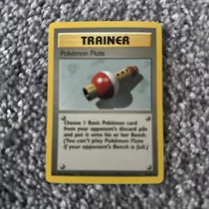 1999 WIZARDS POKEMON FLUTE POKEMON TCG TRAINER BASE SET UNCOMMON UNLIMITED # 86 - Picture 1 of 2