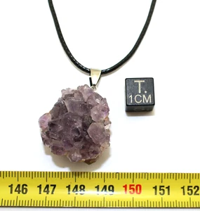 Collier Pendentif druse d'Améthyste naturelle Brésil ( 009* ) - Imagen 1 de 4