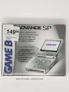 BOX PROTECTOR FOR NINTENDO GAMEBOY ADVANCE SP SYSTEM CLEAR PLASTIC CASE - Picture 1 of 1