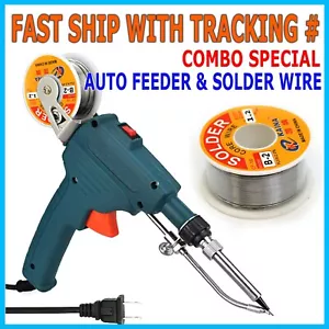 60W/80W Solder Gun Kit Auto Soldering Feed Hand-Held Welding Iron Power Tool Kit - Picture 1 of 10