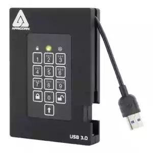 Apricorn Aegis Padlock Fortress 2TB External Hard Drive A25-3PL256-2000F - Picture 1 of 4