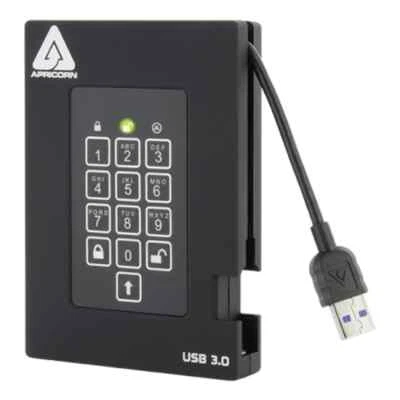 Apricorn Aegis Padlock Fortress 2TB External Hard Drive A25-3PL256-2000F - Image 1 of 4