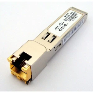 Three (3) Cisco GLC-T Copper RJ-45 Ethernet SFP Transceivers - Picture 1 of 1