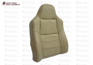 2003 To 2007 Ford F250 F350 Lariat Passenger Lean Back Top Seat Cover TAN-Vinyl - Picture 1 of 8