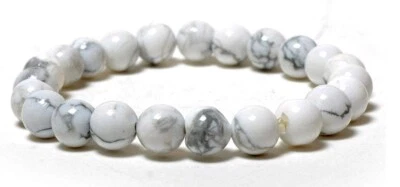 Amazing Howlite Bracelet, Healing Crystal Bracelet, Bracelets for Unisex - Image 1 of 4
