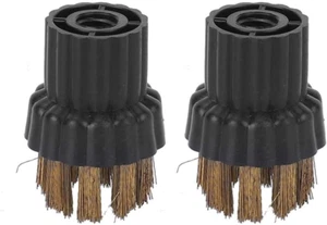 2Pcs Steam Mop Brush Head Brass Brush Head Nozzle Wire Corner Scrub Soft Home Ha - Picture 1 of 12
