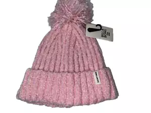 BILLABONG BRAND NEW GIRLS PINK SOFT KNIT BEANIE - Bild 1 von 4