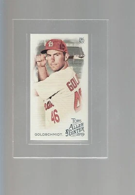 2019 Topps Allen & Ginter Mini 62 PAUL GOLDSCHMIDT Cardinals - Image 1 of 2