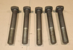 (5) 1"-8 x 7" Square Head Bolts Grade 2 Head is 1-1/2" Square (45359-F5) - Picture 1 of 3