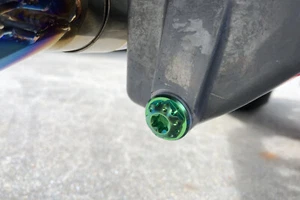 Kawasaki 1000 Ninja H2-H2R-H2SX SE-ZH2 Titanium Magnetic Drain Plug - Photo 1/9