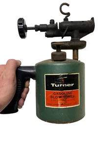 Vintage Antique Turner Gasoline Torch Gas Blow Torch - Picture 1 of 6