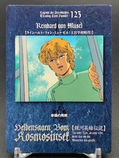 Reinhard von Müsel Legend of the Galactic Hero 123 Card Movic 1998 Japanese