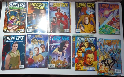 Star Trek TOS IDW Comics Lote de 9 Minisséries Completas 44 Quadrinhos Série Original - Imagem 1 de 4