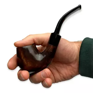 Pipa classica sherlock holmes legno tabacco da fumo fatta a mano personalizzata - Foto 1 di 5
