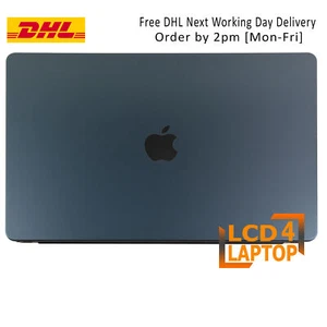 Per MacBook Air 15" Schermo LCD LED M3 A3114 EMC 8612 Schermo Inizio 2024 Mezzanotte - Foto 1 di 3