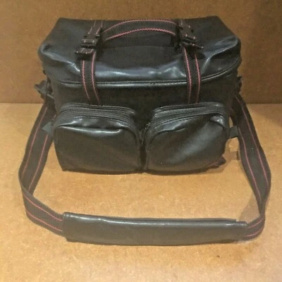 Promaster Black Camera Bag, front pockets, adjustable partitions, shoulder strap - Image 1 of 4