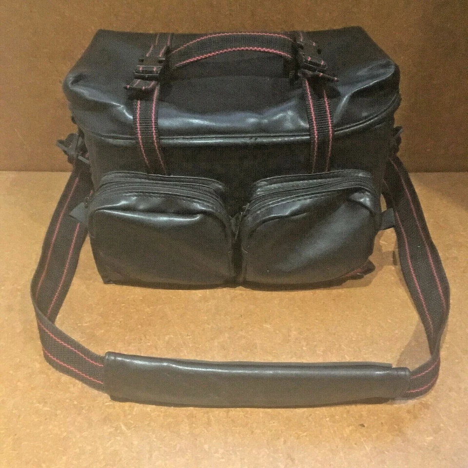 Promaster Black Camera Bag, front pockets, adjustable partitions, shoulder strap - Image 1 of 4