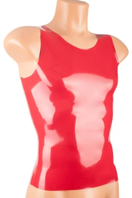 LA-MINOU Latex Herren Top, Achselshirt, Rubber, Fetisch, Gummi