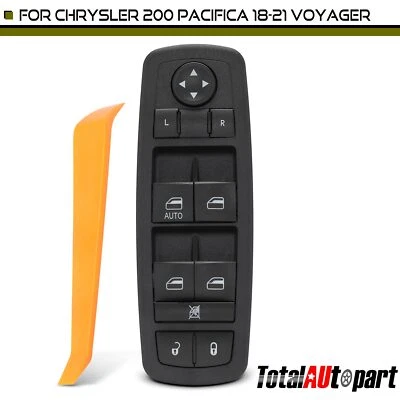 Interruptor de ventana eléctrica para Chrysler Voyager 20-21 200 2017 Pacifica conductor delantero derecho Foto 1 de 4