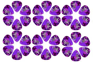 Disney Hannah Montana Guitar Picks- 6 Tear-drop shaped picks, HMPIK6 ^6 - Picture 1 of 1