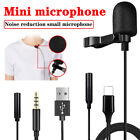 Lapel Lavalier Clip-on Condenser Mini Microphone Mic with USB/Type-C Plug Wire