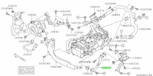 Pipe Complete Air Suction For: Subaru Impreza GRB GVB STI 08-14 - Picture 1 of 1