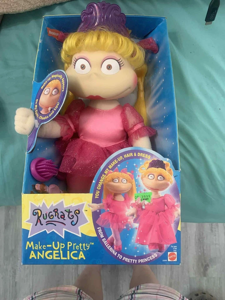 Muñeca princesa Nickelodeon Rugrats maquillaje bonita Angélica Pickles Mattel 1999 Foto 1 de 4