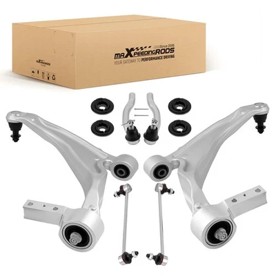 6Pcs Front Lower Control Arm Sway Bar Links Tie Rods for Acura ZDX 2010-2013 - Image 1 of 4
