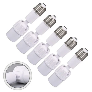 E27 verstellbarer Lampensockel Konverter 5er Pack für verschiedene Leuchten - Zdjęcie 1 z 8