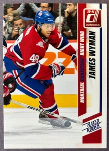 2010-11 Donruss Rated Rookie #267 James Wyman Montreal Canadiens RC - Picture 1 of 1