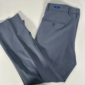 EGARA Mens Gray Blue Dress Pants 33 X 30 NWT Stretch Slim Fit - Picture 1 of 8