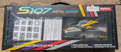Syma S107 металлический серии 3 канала инфракрасный RC мини вертолет - Изображение 1 из 4