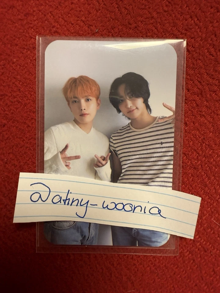 Official Ateez Golden Hour TOKTOQ Unit Photocard -Hongjoong & Seonghwa- - Image 1 of 2