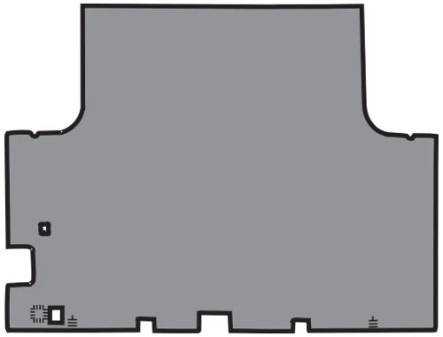 Tapete de porta-malas 1966-1967 Plymouth Satellite - Vinil TM - Imagem 1 de 2