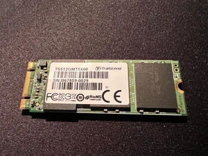 Transcend MTS600 M.2 2260 512GB SATA III MLC Internal Solid State Drive (SSD) - Afbeelding 1 van 2