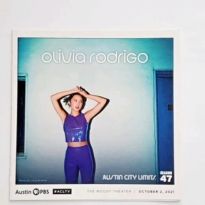 Olivia Rodrigo Program For Austin City Limits TV Show Concert Taping 10/2/2021 - Picture 1 of 5
