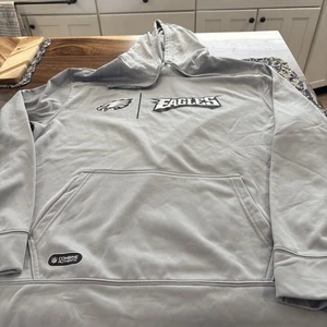 HERREN NFL KOMBINIERTES TRAINING Philadelphia Eagles Hoodie GRAU XL Neu ohne Etikett - Bild 1 von 7