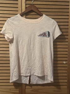 Old Navy Girls Heather Pink Sequin Cheerleading Go Girl Graphic Tee;  XL (14) - Picture 1 of 7