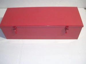 TOOL BOX METAL CASE FOR SIX 12R DIE HEADS 1/2-2, RIDGID THREADER, PIPE WRENCHES - Picture 1 of 6