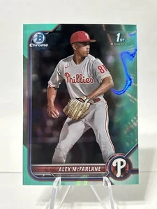 Alex McFarlane 2022 Bowman Draft Chrome 1st Aqua Lava /199 #BDC-117 - Picture 1 of 2
