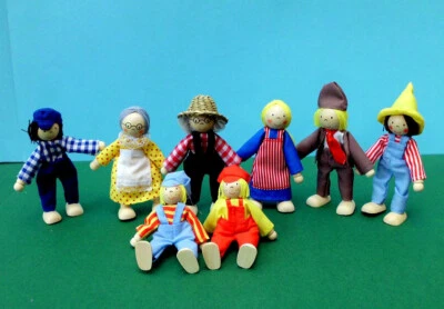 Biegepüppchen Bauernfamilie - Bild 1 von 2