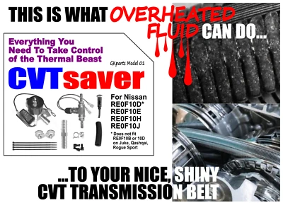 CVTsaver, CONTROL DE TEMPERATURA REFRIGERADOR NISSAN CVT para transmisión RE0F10D/E/H/J Foto 1 de 4